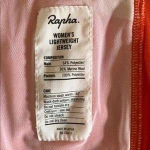 Rapha bicycle jersey